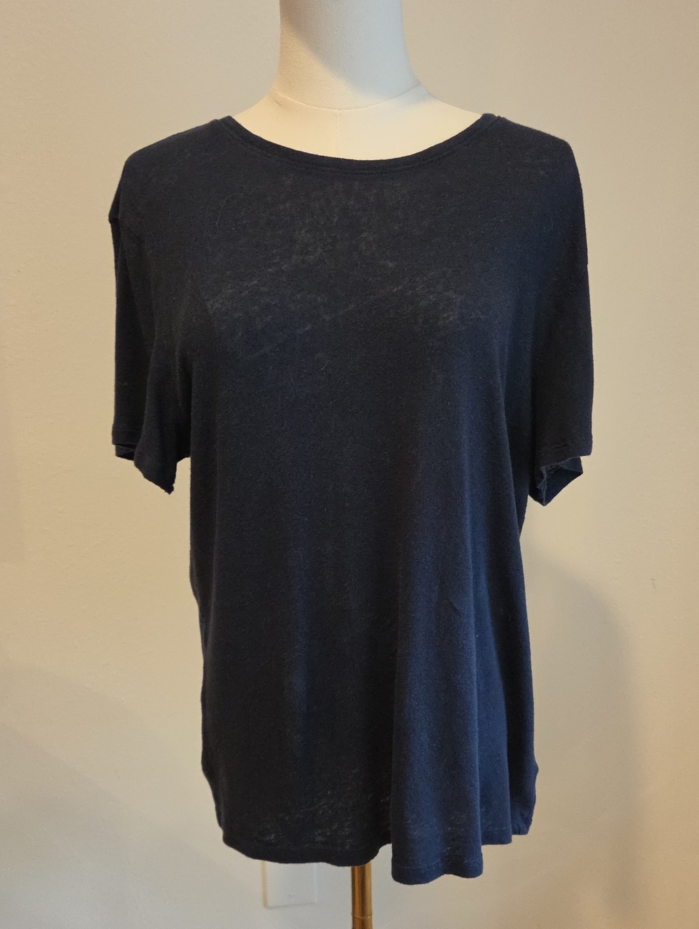 Athleta Dark Navy Short Sleeve Relaxed Tee